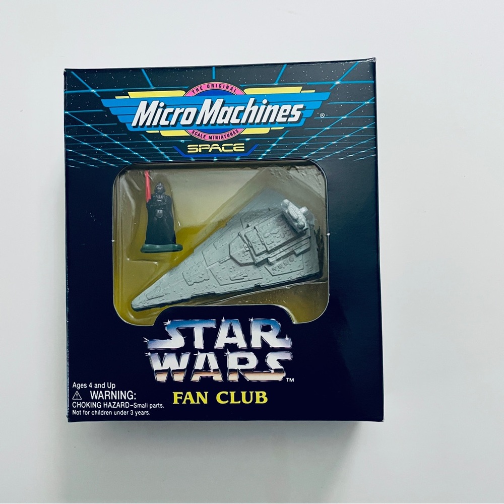 🎯3/$10 Star Wars Fan Club Exclusive Micro Machines‎ Darth Vader Star Destroyer